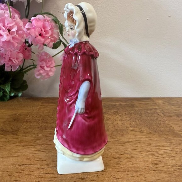 Royal Doulton Georgina Figurine HN2377 Kate Greenaway 1980 Vintage Bone China - Picture 3 of 5